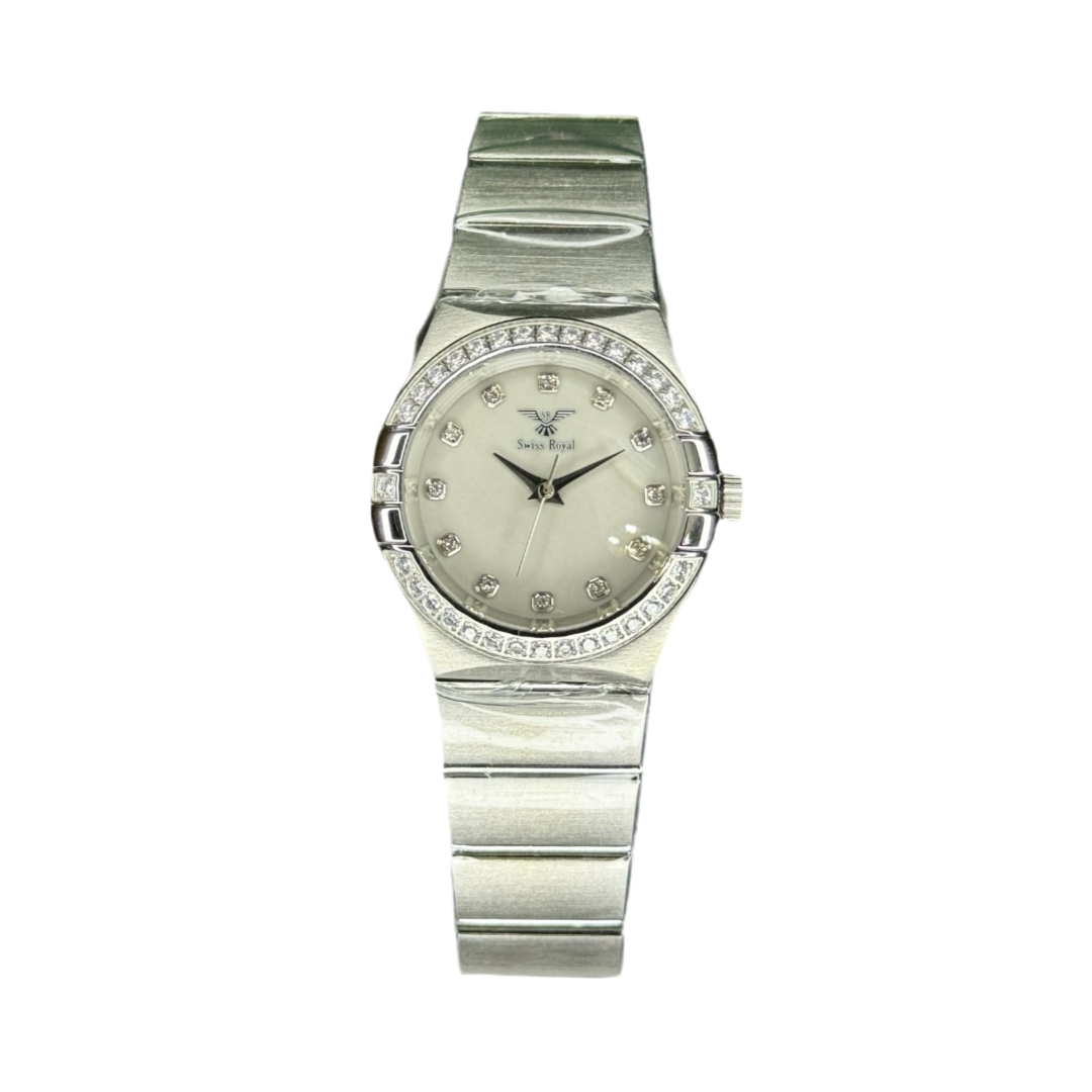 Galaxy - Silver Case With Pearl Grey Dial