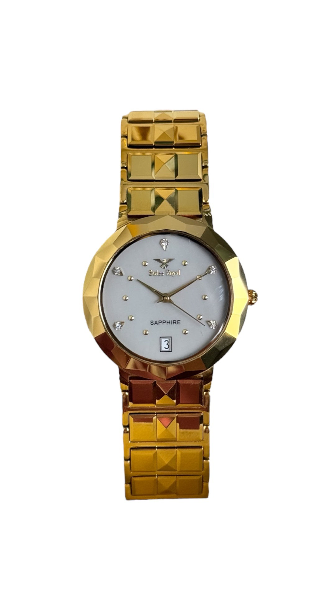 Ceramic - Gold Case With Grey Dial