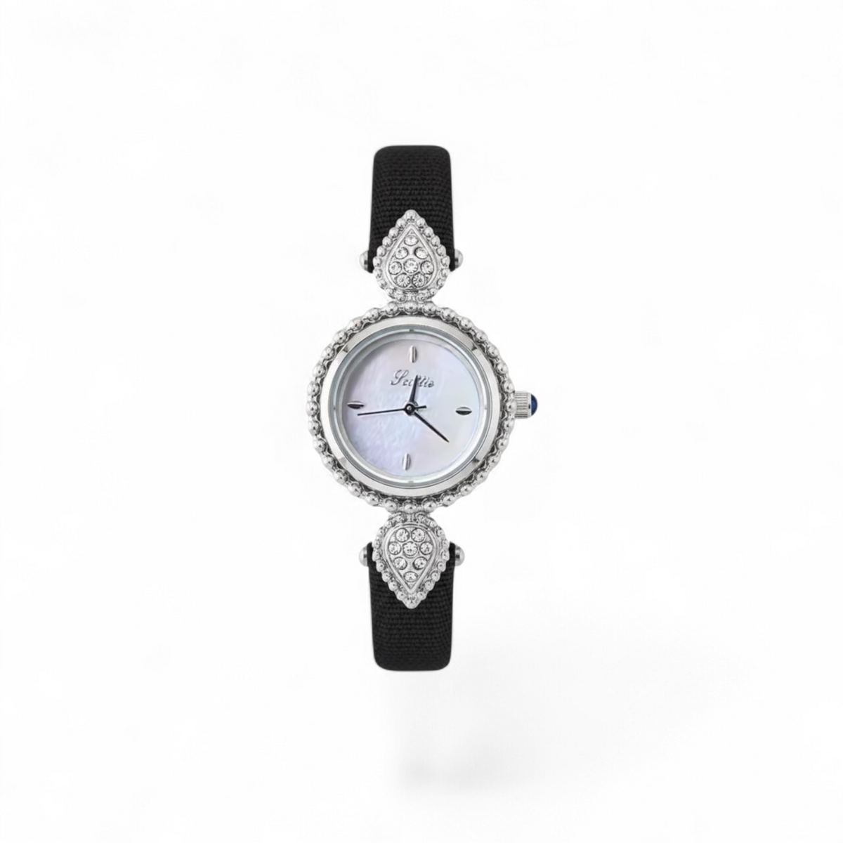 Scottie Classic Watch - Silver Case with Leather Belt