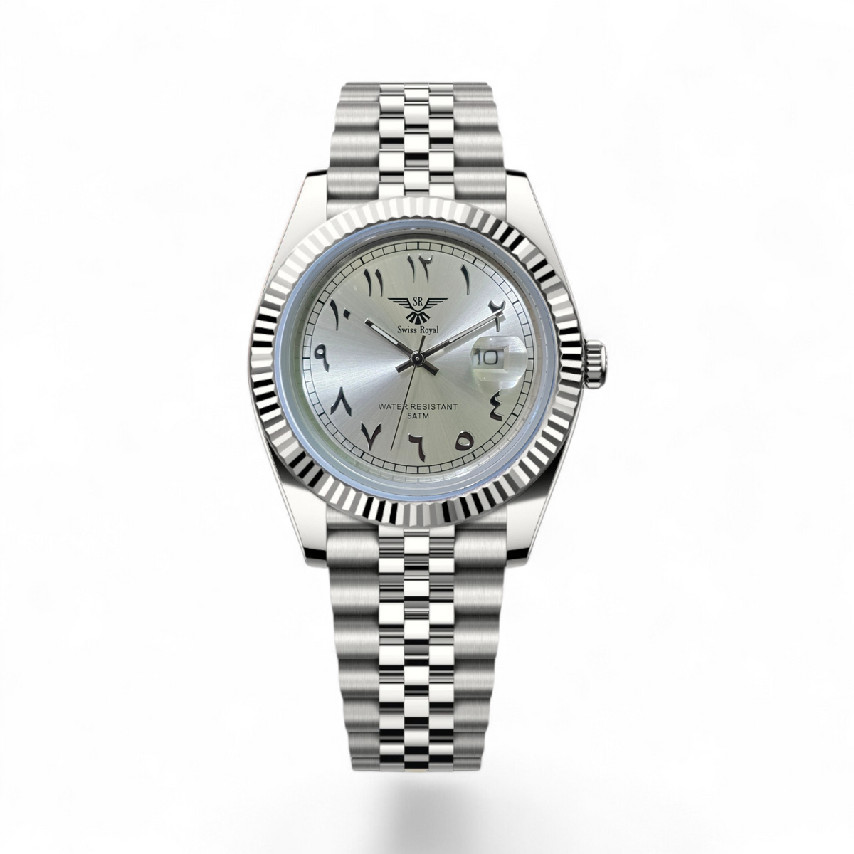 Datejust - Silver Case With Grey Arabic Dial