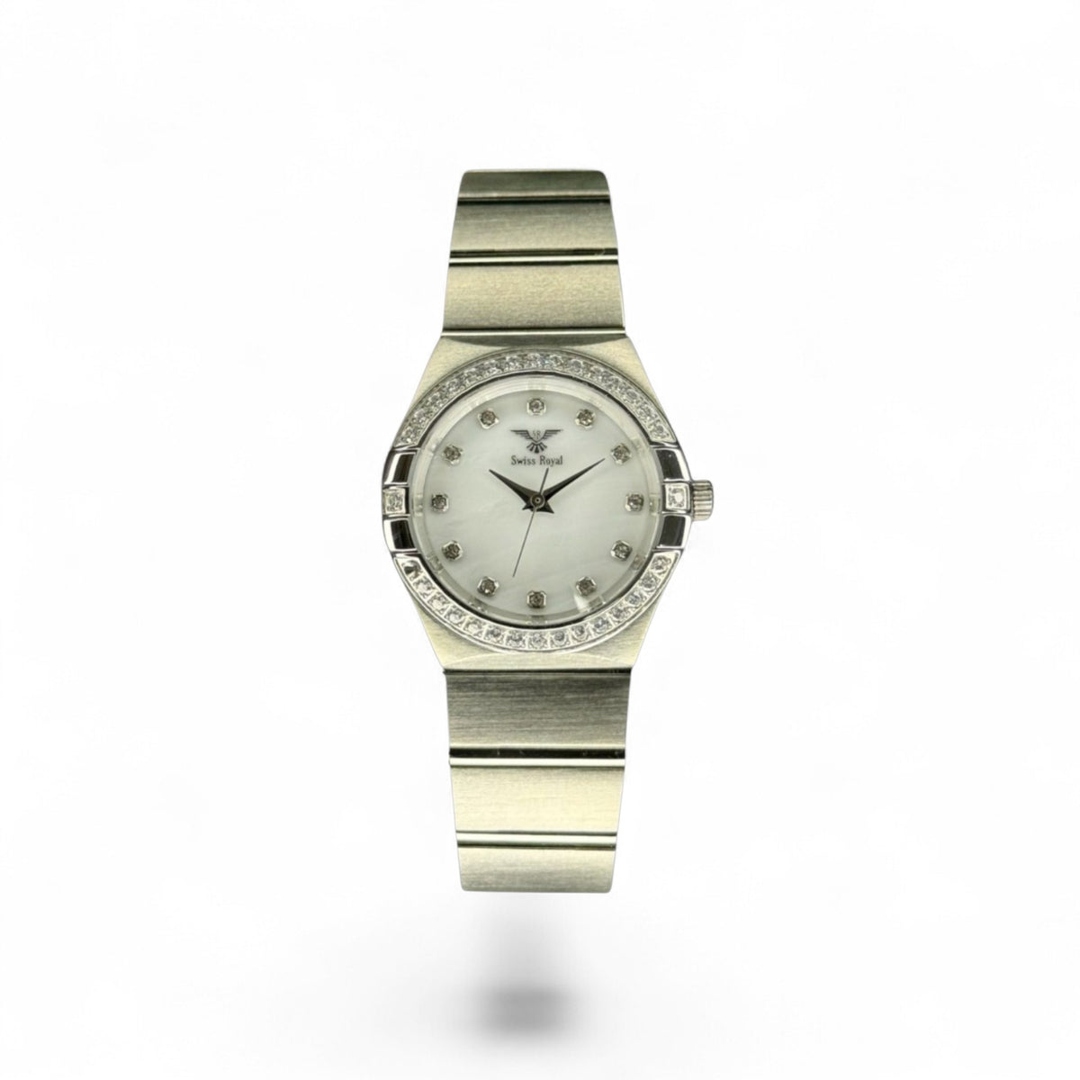 Galaxy - Silver Case With Pearl White Dial