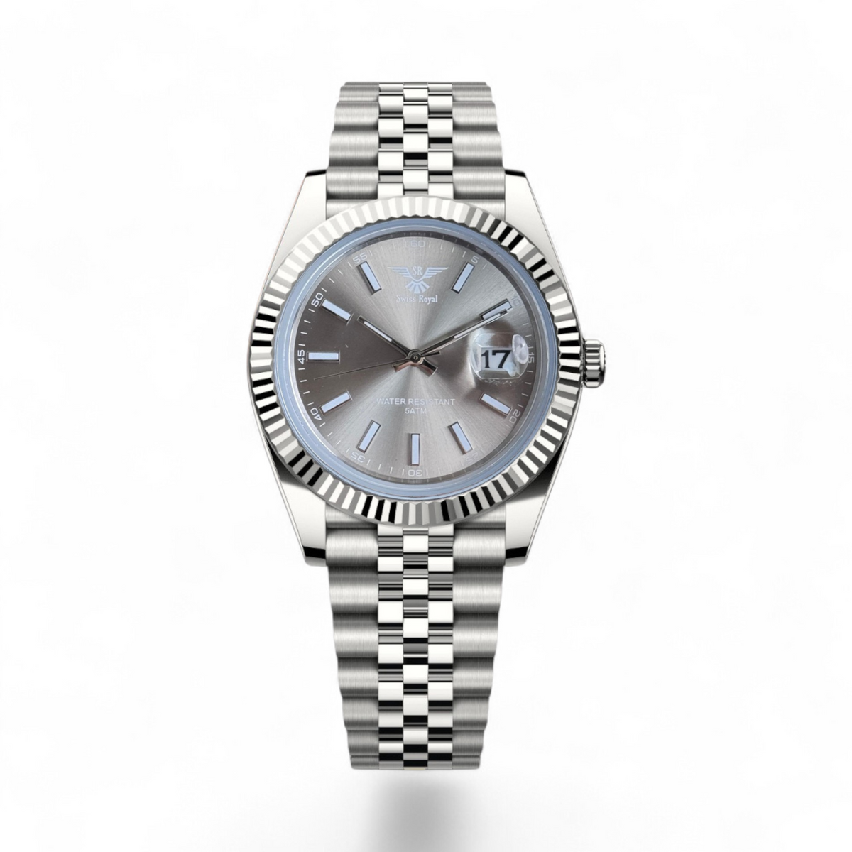 Datejust - Silver Case with Gray Dial
