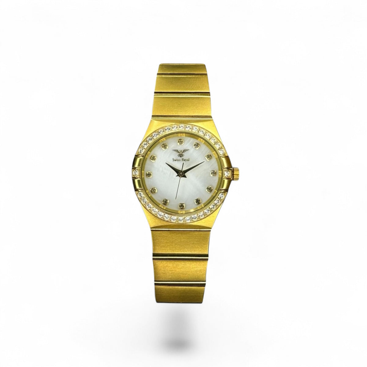 Galaxy - Gold Case with Pearl White Dial