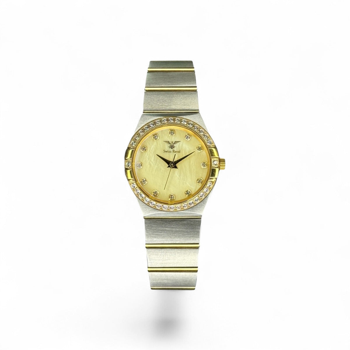 Galaxy - Silver Gold Case with Pearl Gold Dial