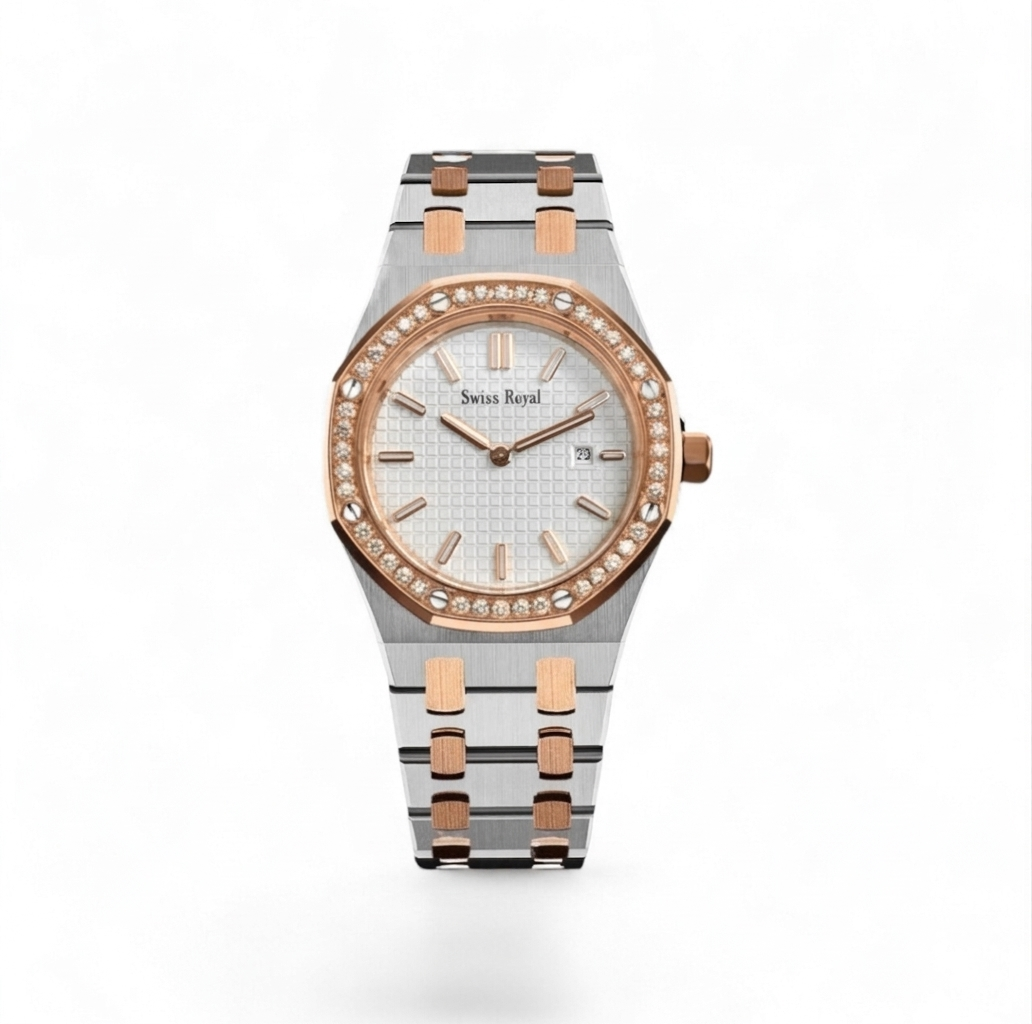 Signature - Rose Gold With White Dial