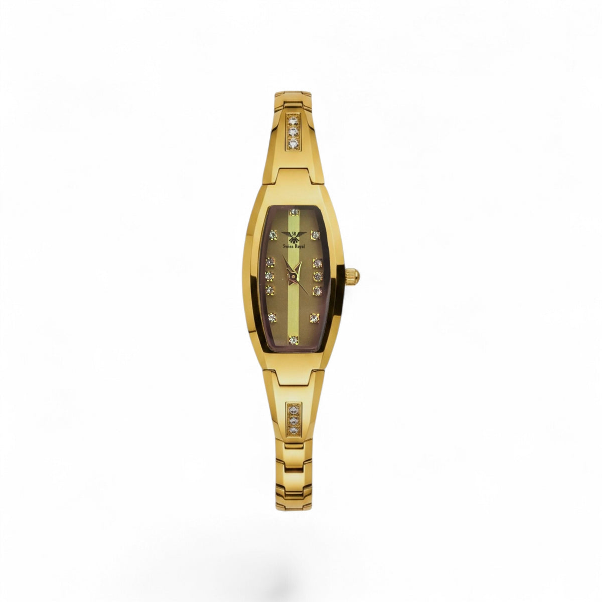 Ceramic Tungstone - Gold with Gold Dial