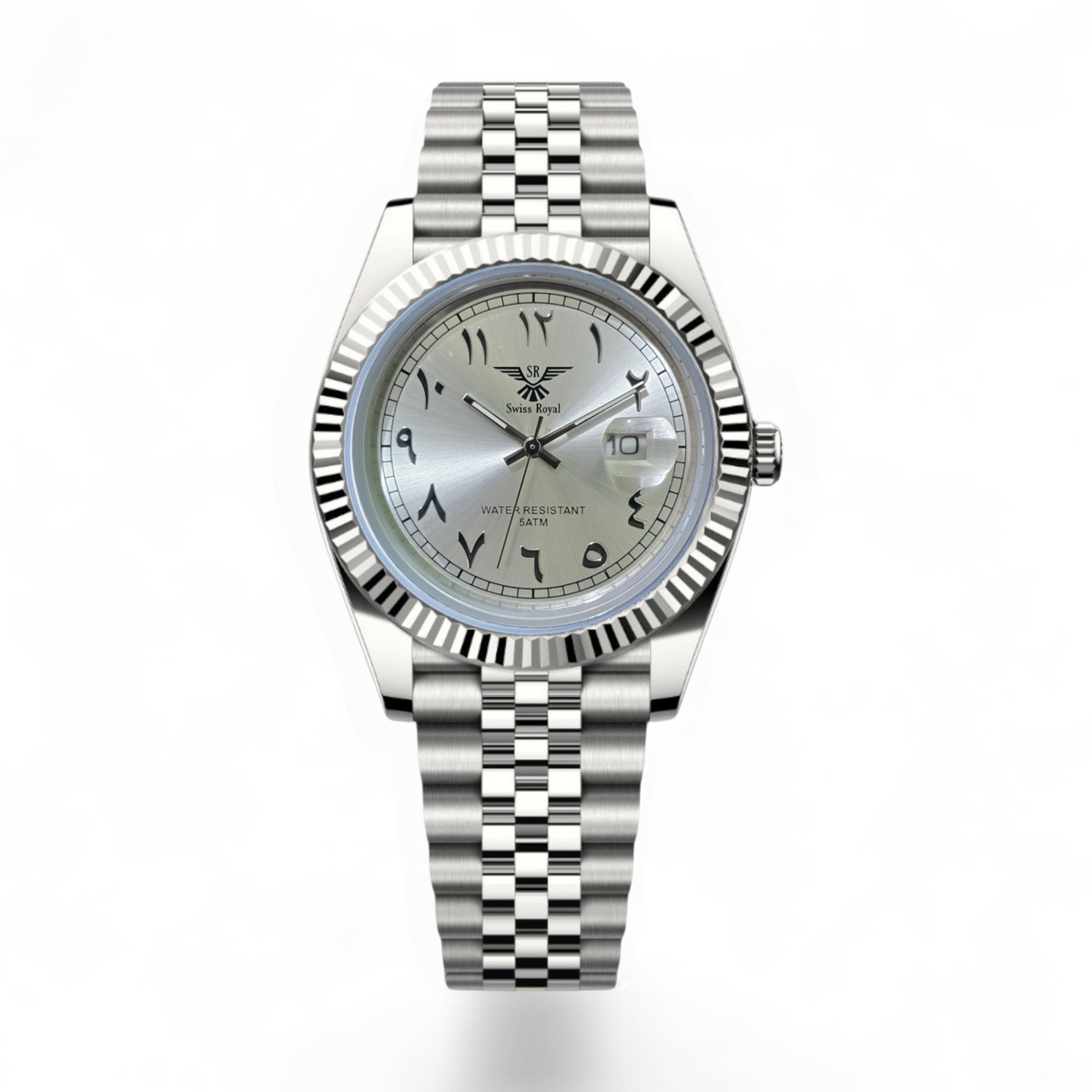 Datejust - Silver Case With Grey Arabic Dial